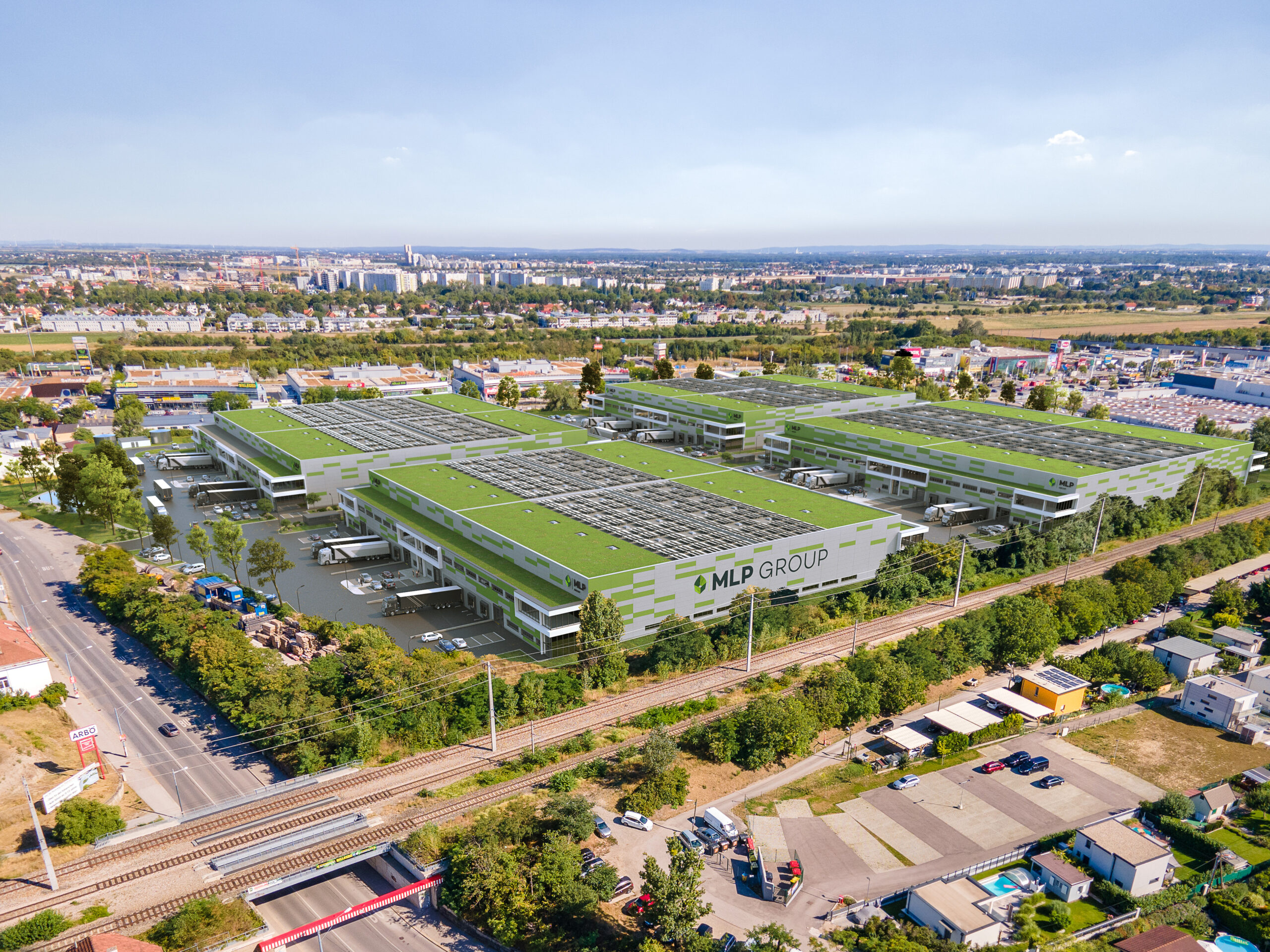 Topping out ceremony held for MLP Business Park Vienna