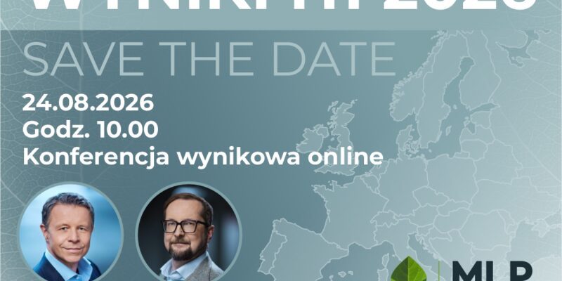 MLP GROUP S.A. zapowiedź publikacji wyników za 1H 2026 r.