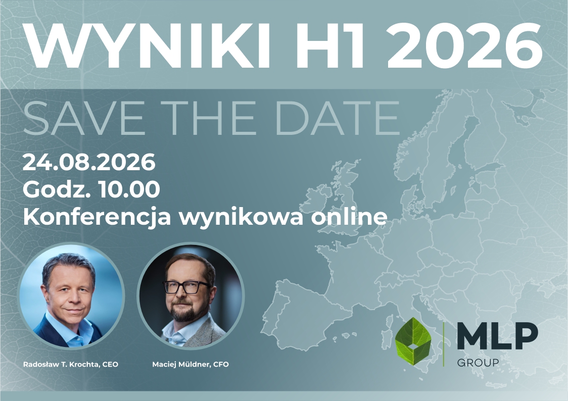 MLP GROUP S.A. zapowiedź publikacji wyników za 1H 2026 r.